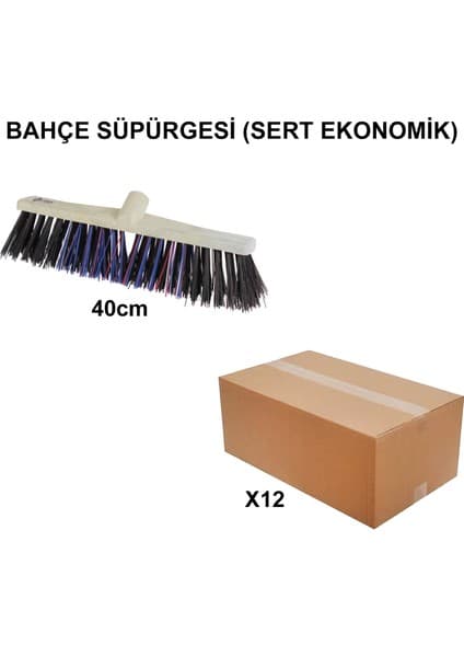 Izmir Fırça Arge Toptan Bahçe Süpürgesi 40 Cm (Sert Fiyatı