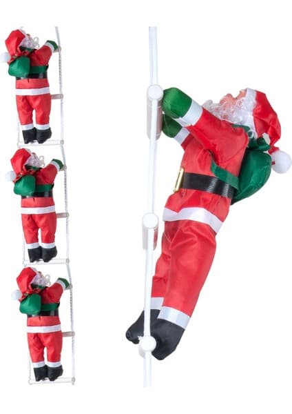 Merdiven Tırmanan Noel Baba 95CM 3lü Fiyatı - Taksit Seçenekleri
