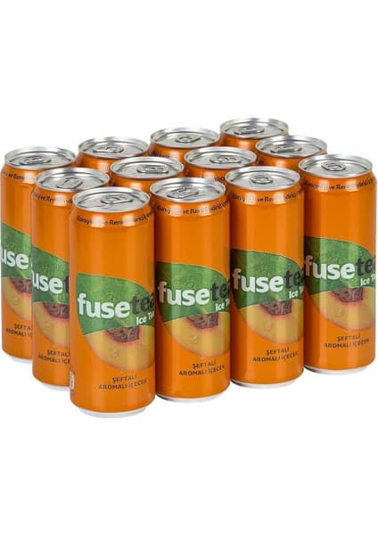 Fuse Tea Şeftali Aromalı Soğuk Çay 330 ml x 12 Adet Fiyatı