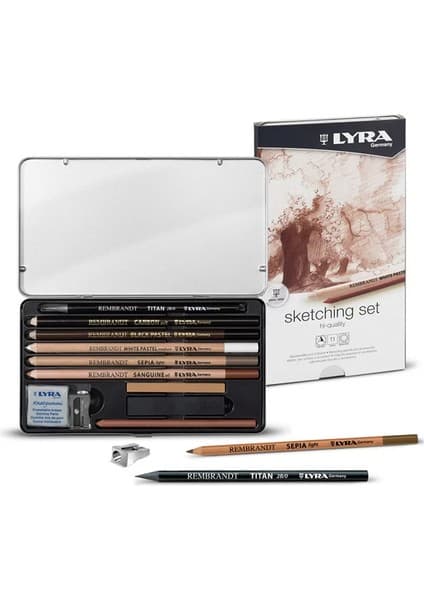 Lyra Sketching Set 11 Parça 2051110 Renkli Kalemler ile Fiyatı