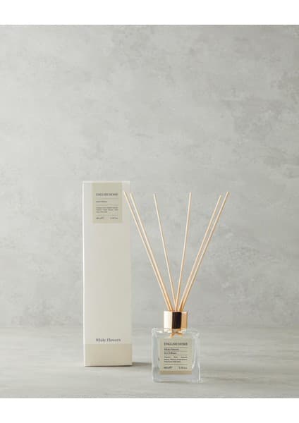 100 ml English Home Çubuklu Oda Kokusu Beyaz Çiçekler ile Uzun Süre Kalıcı