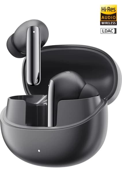 Qcy HT08 Melobuds Pro Hi-Res Ldac Adaptif Anc 6 Mikrofon Bluetooth 5.3 Kablosuz Kulaklık Siyah