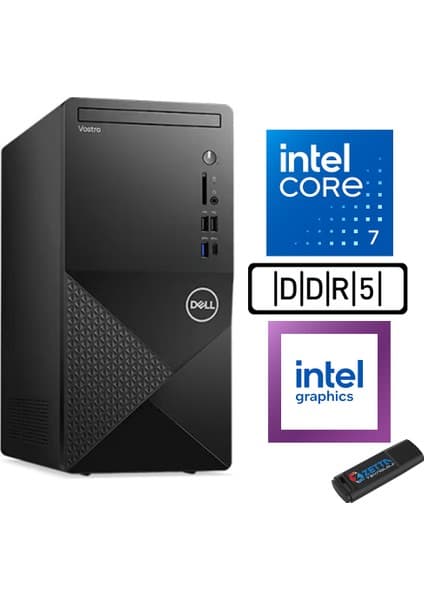 Dell Vostro 3030 mt Intel Core I7 12700 16GB Ddr5 1tb SSD Fiyatı