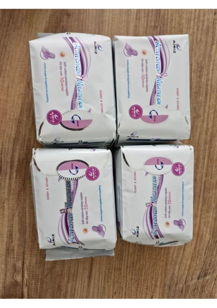 Tiens Airiz Hijyenik Kadın Pedi 4 Paket 10’lu Ultra Hijyenik Gündüz Pedi Konforlu