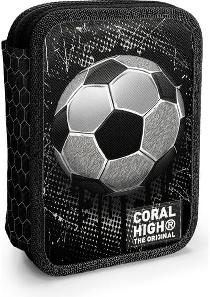 Coral High Kids Futbol Desenli Çift Katlı Kalem Çanta 11153 Fiyatı