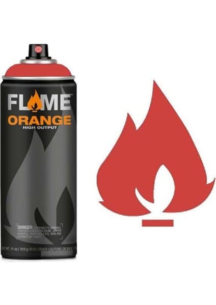 Flame Orange Sprey Boya 400 ml Pastel Red