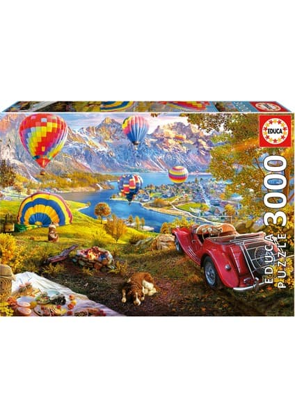 3000 Parça Puzzle Sıcak Hava Balonu Vadisi Fiyatı