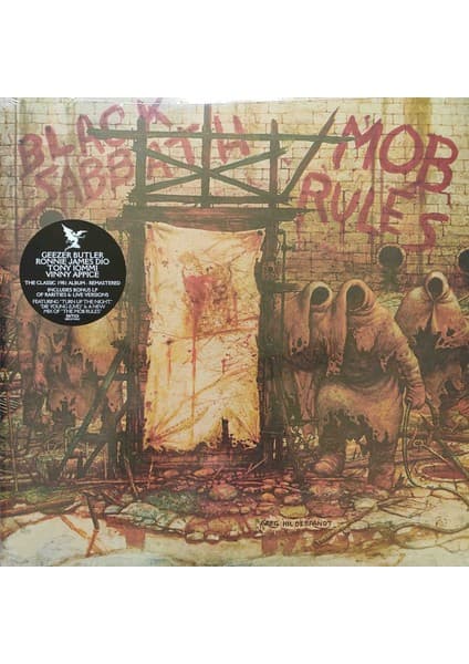 Black Sabbath - Mob Rules Plak (2 LP, Yeni,