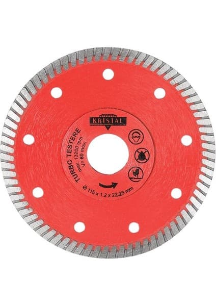 Kristal Turbo Elmas Testere 115 mm Fiyatı - Taksit Seçenekleri