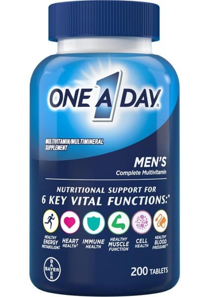 One A Day Men’s Multivitamin Tablet Vitamin A, C ,d, E And Fiyatı