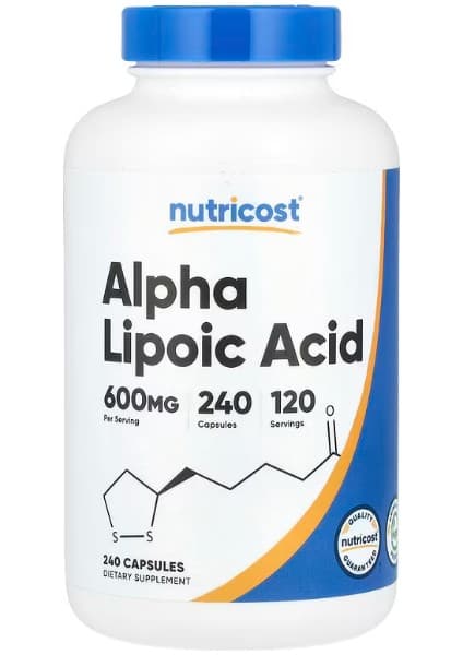 Nutricost Alpha Lipoic Acid, 240 Capsules, (300 mg Per