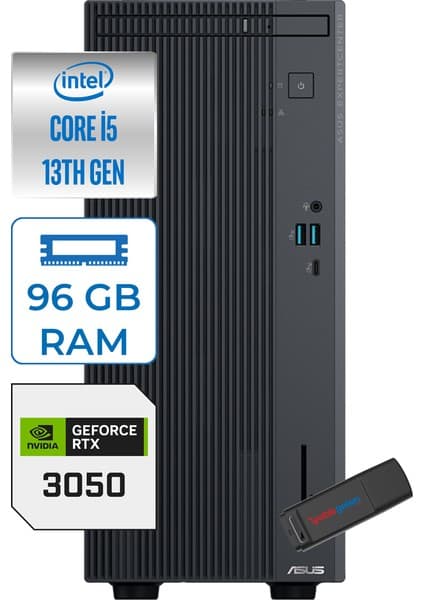 Asus Expertcenter P500MV Intel Core I5-13420H 96GB Ddr5 2tb Fiyatı