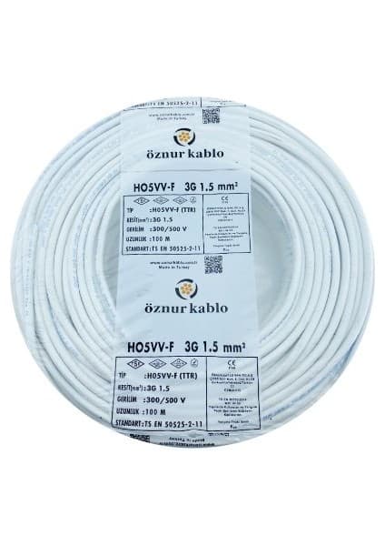 Belirtilmemiş Öznur 3x1,5 Ttr 50