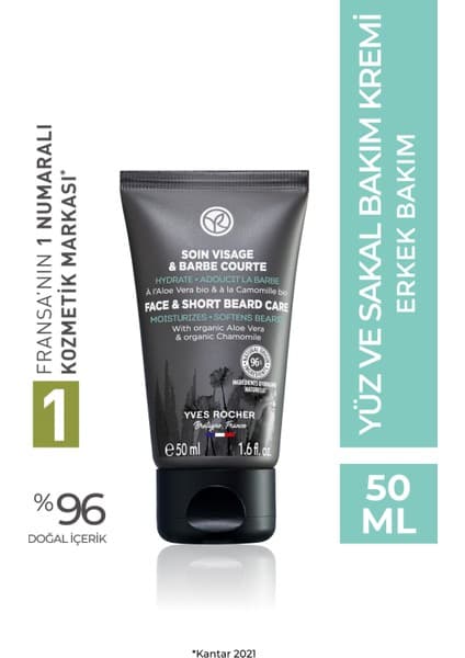 Yves Rocher Nemlendiren ve Rahatlatan Yüz ve Sakal Bakım Kremi-