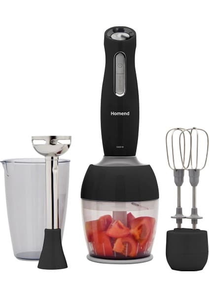 Homend Handmaid 1908H Çoklu Set Blender 1000 W 800 ml Ölçü Kabı ile Turbo