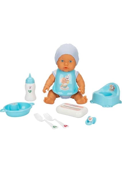 Barbie Bebelou Sesli Bakım Zamanı Bebek Oyun Seti 32 cm 38239