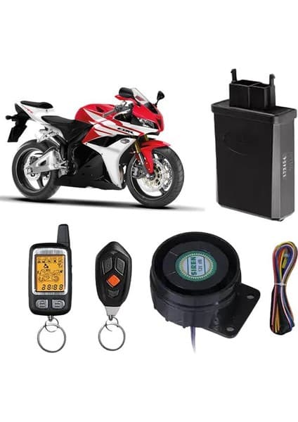 Powermaster PM-22737 Spy 120 Desibel Sesli ve Titreşimli Motosiklet Alarm