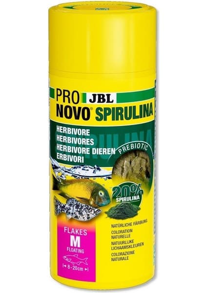 Jbl Pro Novo Spirulina Flakes M 250ML