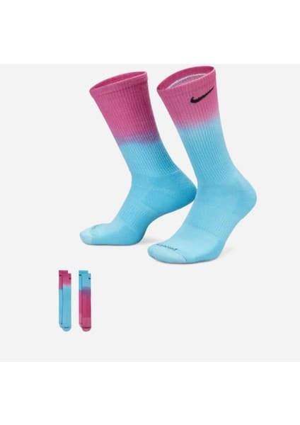 Nike Everyday Plus Cushioned Crew Çok Renkli Unisex Çorap 2 Fiyatı