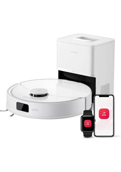 Roborock Q8 Max Pro Plus Akıllı Robot Süpürge Beyaz