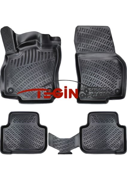 Audi Q3 2022 3D Havuzlu Paspas
