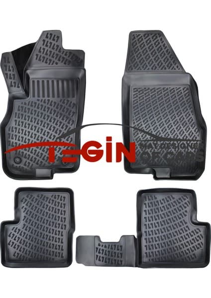 Fiat Punto Evo 2013 3D Havuzlu Paspas