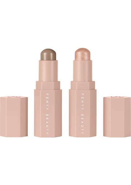 Duo Contour & Highlighter Set - Ikili Kontür ve Aydnlatıcı Seti Light - Amber + Starstruck (2 x