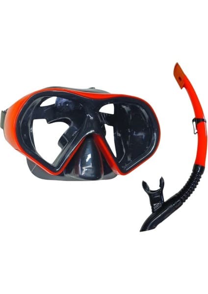 Dalış Maskesi ve Snorkel Yetişkin - 51713-KIRMIZI Fiyatı