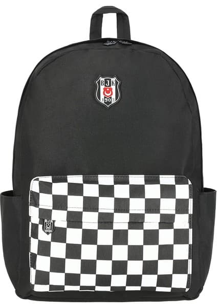 Beşiktaş Dama Cep Desenli Sırt Çantası