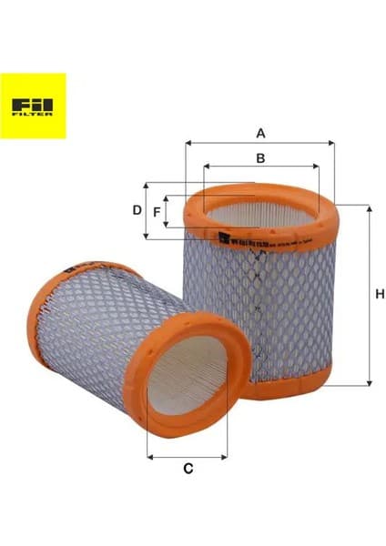 Hava Filtresi 106-306-PARTNER 1.4i/1.6i Fil Filter 1444.85/ 1444.ST/ E147003/ C14 Peugeot,