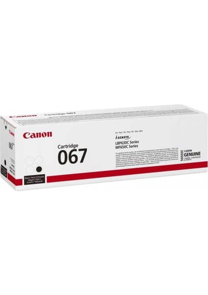 Canon CRG-067 Bk Black Siyah Toner
