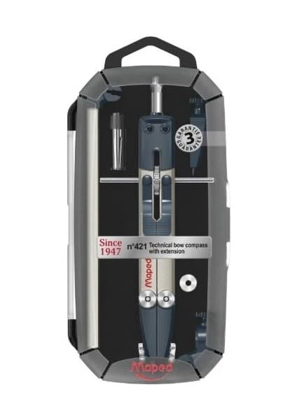Maped Teknik Pergel Uzatma Ayaklı Set 421 Metal Renkli 60 cm Çizim Yapma Olanağı Sağlayan