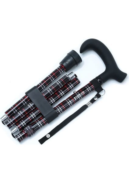 Kifidis GB845 Desenli Katlanır Baston Ekose