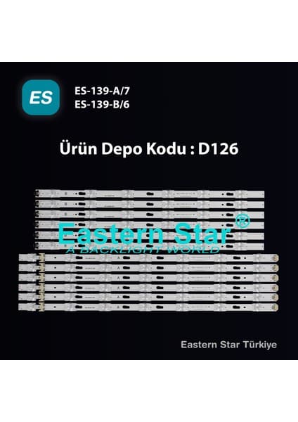 Eastern Star Es-139, Samsung, Ue50ku7000, Ue50mu7000, V6du-500dcb-R2, V6du-500dca-R2, Tv Led