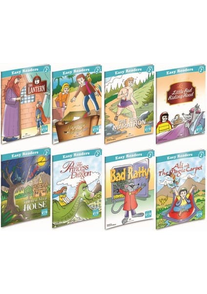 Ingilizce Hikaye Seti 8 Kitap - Level-2 Karekod