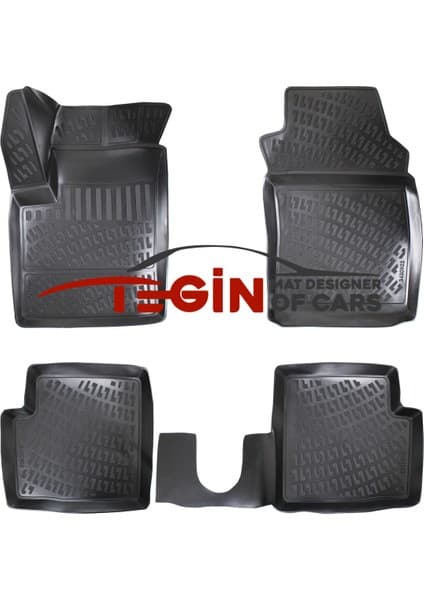 Fiat 500 2008 3D Havuzlu Paspas