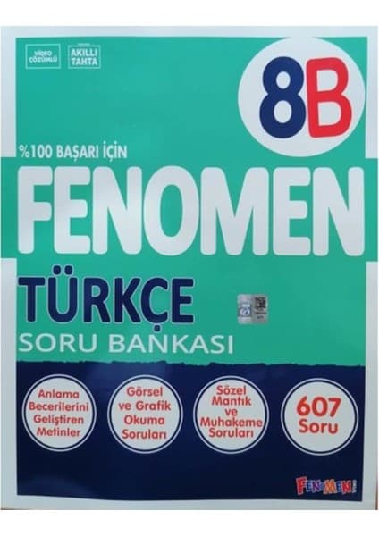 Fenomen Okul Yayınları Fenomen 8.sınıf Lgs Yeni Baskı Türkçe - B Soru