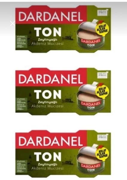 Dardanel Zeytinyağlı Ton Balığı 2X140 gr x