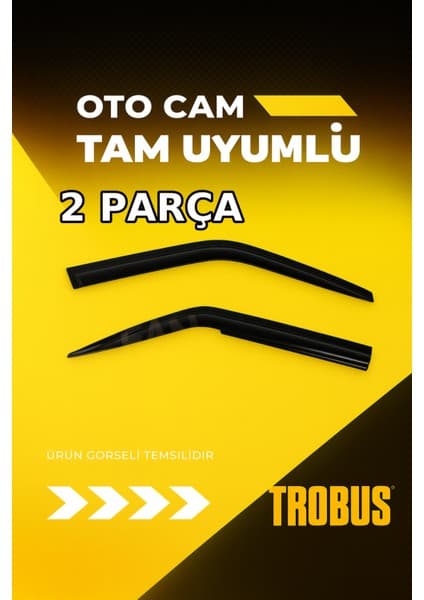 TROBUS Peugeot Partner 1998 Cam Rüzgarlığı 2'li Takım Fiyatı