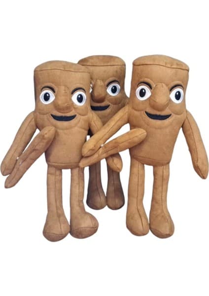 Tung Tung Sahur Peluş Oyuncak 35 cm 1 Adet Sevimli ve Yumuşacık Peluş