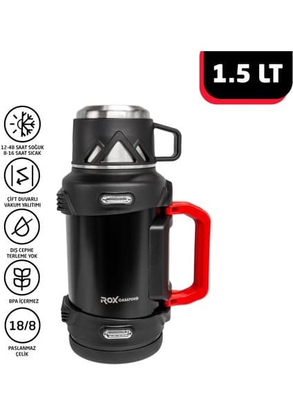 Rox Camping 1500 Kamp Termos 1.5 Lt Fiyatı - Taksit Seçenekleri