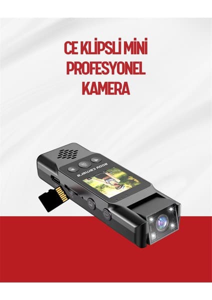 Hareket Algılayıcılı Taşınabilir Mini Kamera – 3mp Fotoğraf, Düşük Güç
