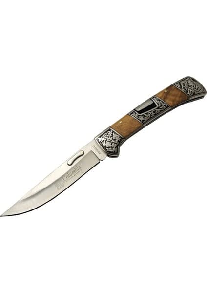 Columbia A3159-D Kahverengi Kamp Çakı 23,5cm- Ahşap Sap, Fiyatı
