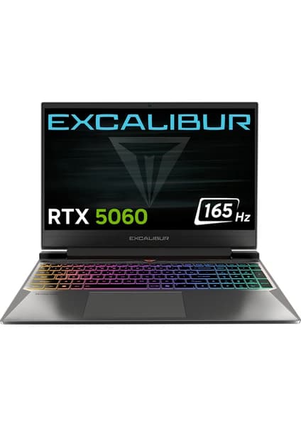 Casper Excalibur G870 Intel Core i7 13620H 24GB 1TB SSD RTX5060 Freedos 15.6" 165Hz Taşınabilir Bilgisayar G870.1362-CF60X-C