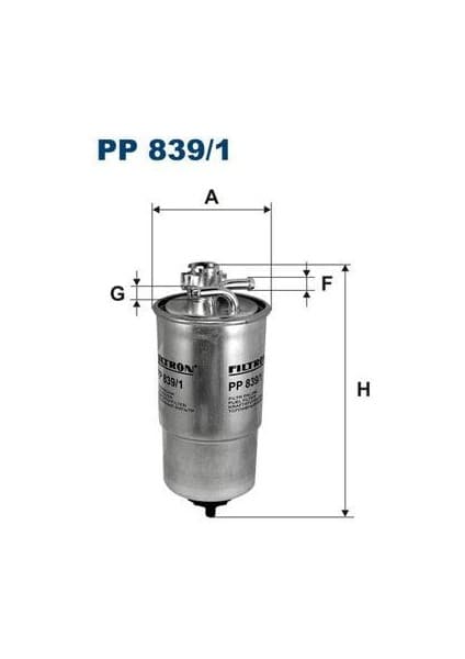 Fıltron PP839.1 - Yakıt Filtresi Punto-Leon-Toledo Fiyatı