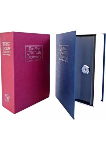 Kitap Görünümlü Gizli Kasa Büyük Boy Anahtarlı Kilitli Para Fiyatı