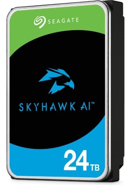 24 Tb Seagate 3.5 Skyhawk Aı Sata 512MB 7/24 Guvenlık ST24000VE002 (5 Yıl Resmı Dıst