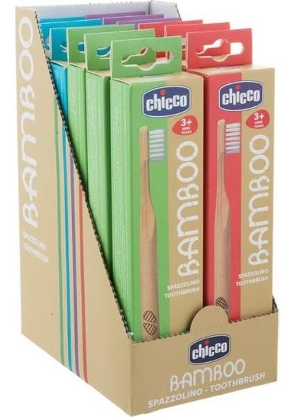 Chicco Bamboo Diş Fırçası 3+