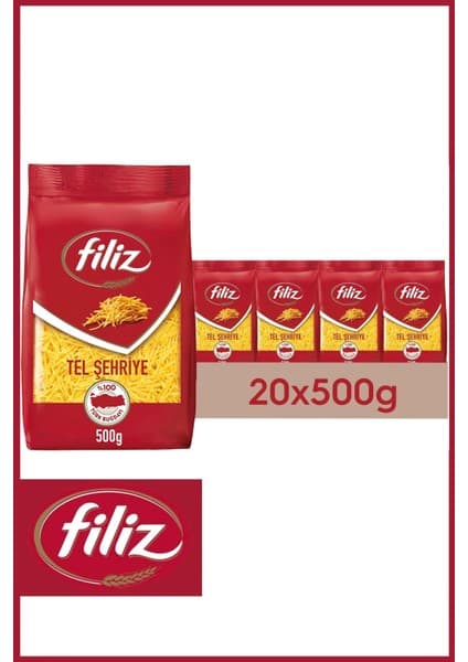Filiz Tel Şehriye 500 gr x 20