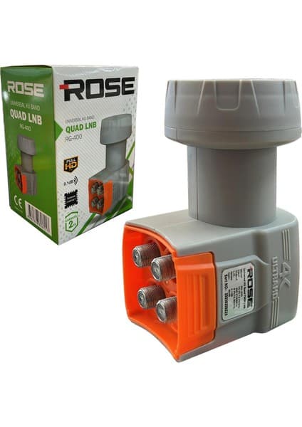 Rose RG-400 4lü Lnb (Quad) 0.1db Full